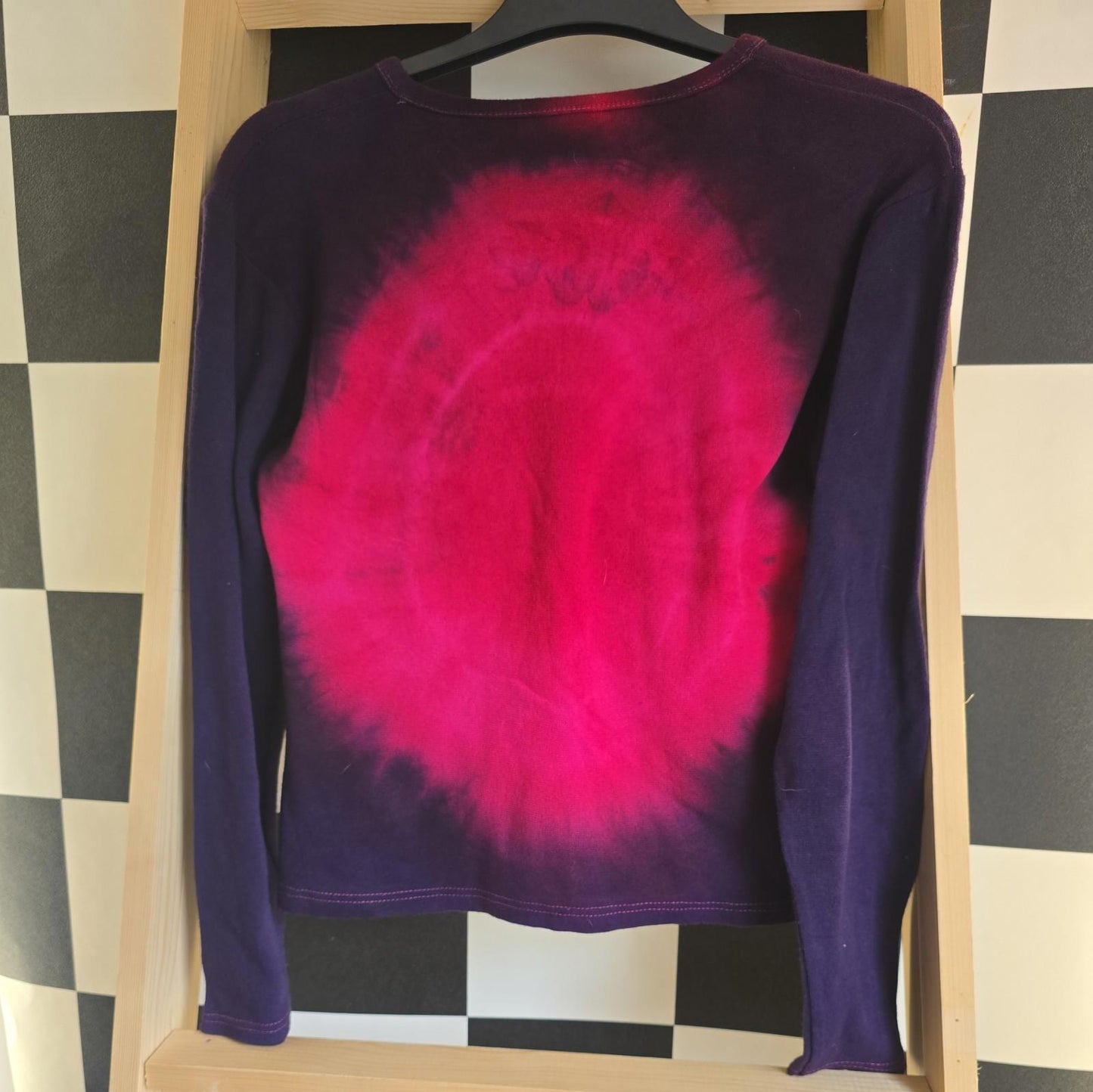 imperfect Brand New Deadstock Longsleeve Tshirt Tie Dye COTTON AMERICAN SIZE M