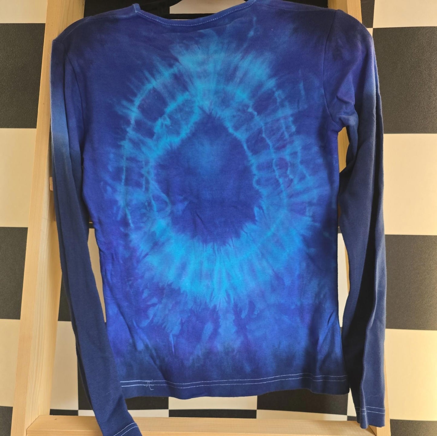 Brand New Deadstock stretch Longsleeve Tshirt Tie Dye COTTON SIZE S/M