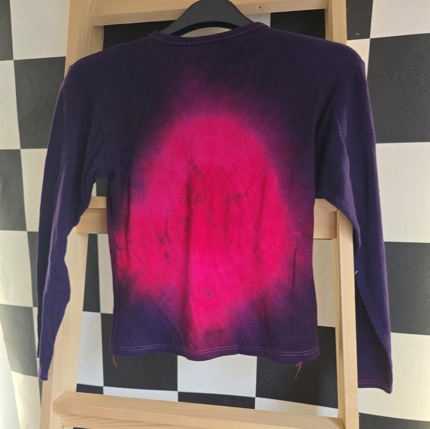 imperfect Brand New Deadstock Longsleeve Tshirt Tie Dye COTTON AMERICAN SIZE M