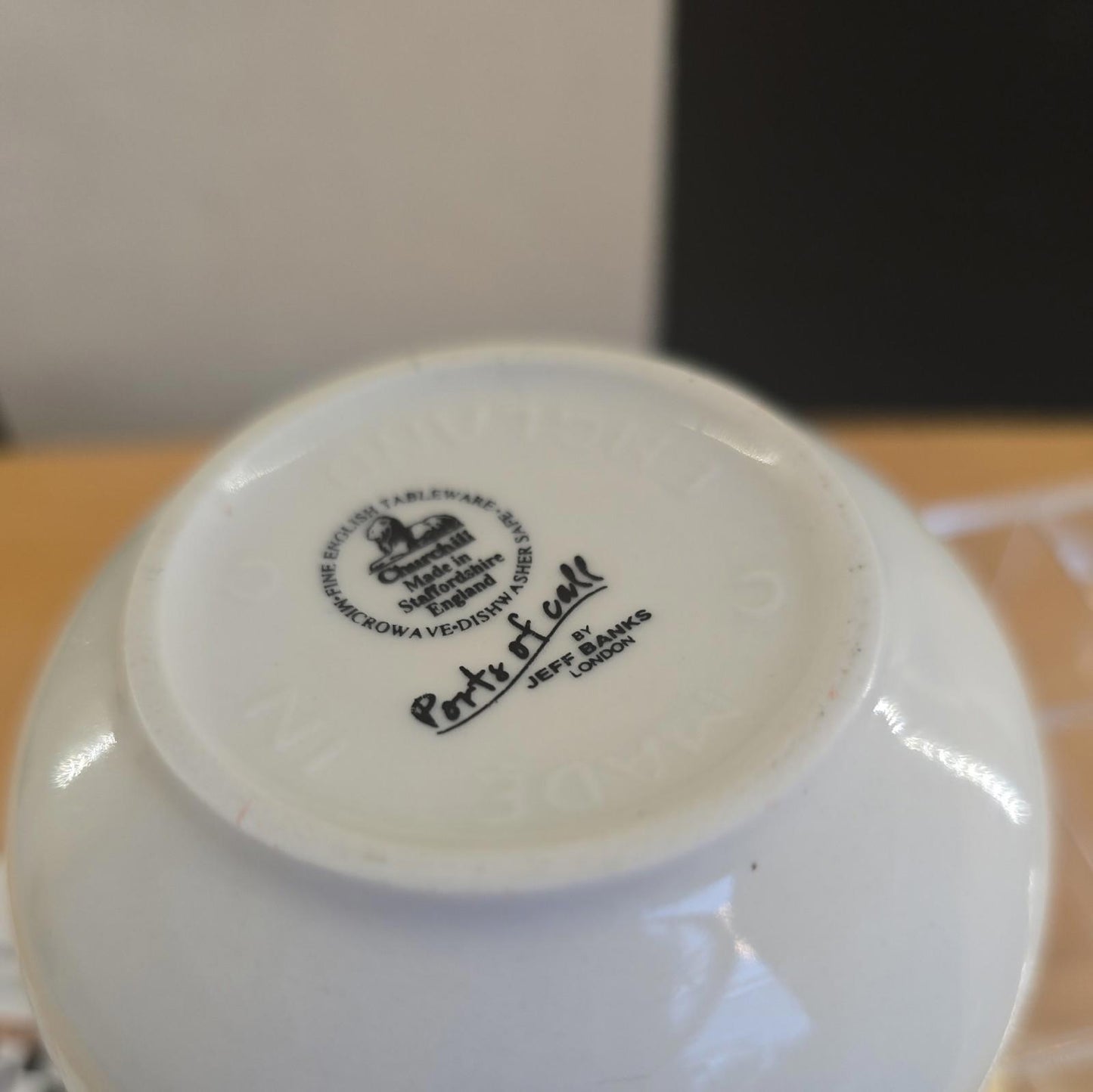Churchill Ports of Call Herat by Jeff Banks- Milk Sugar Bowl Open (Tea) vintage