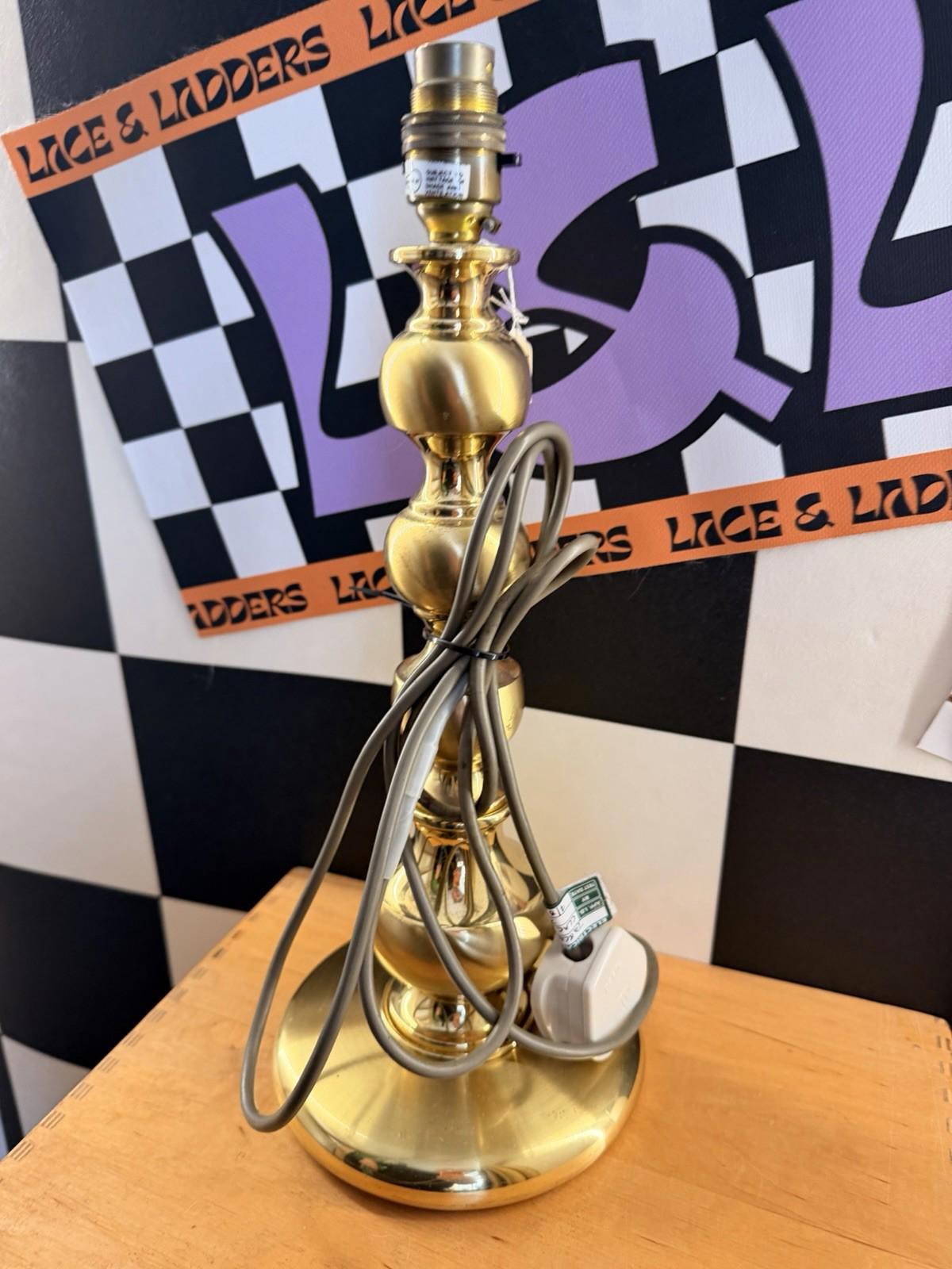 Beautiful Brushed Brass Table Lamp Vintage And Antique Art Deco Mid Century Vic