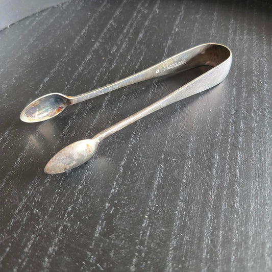Vintage Silver Plated Sugar Tongs EPNS
