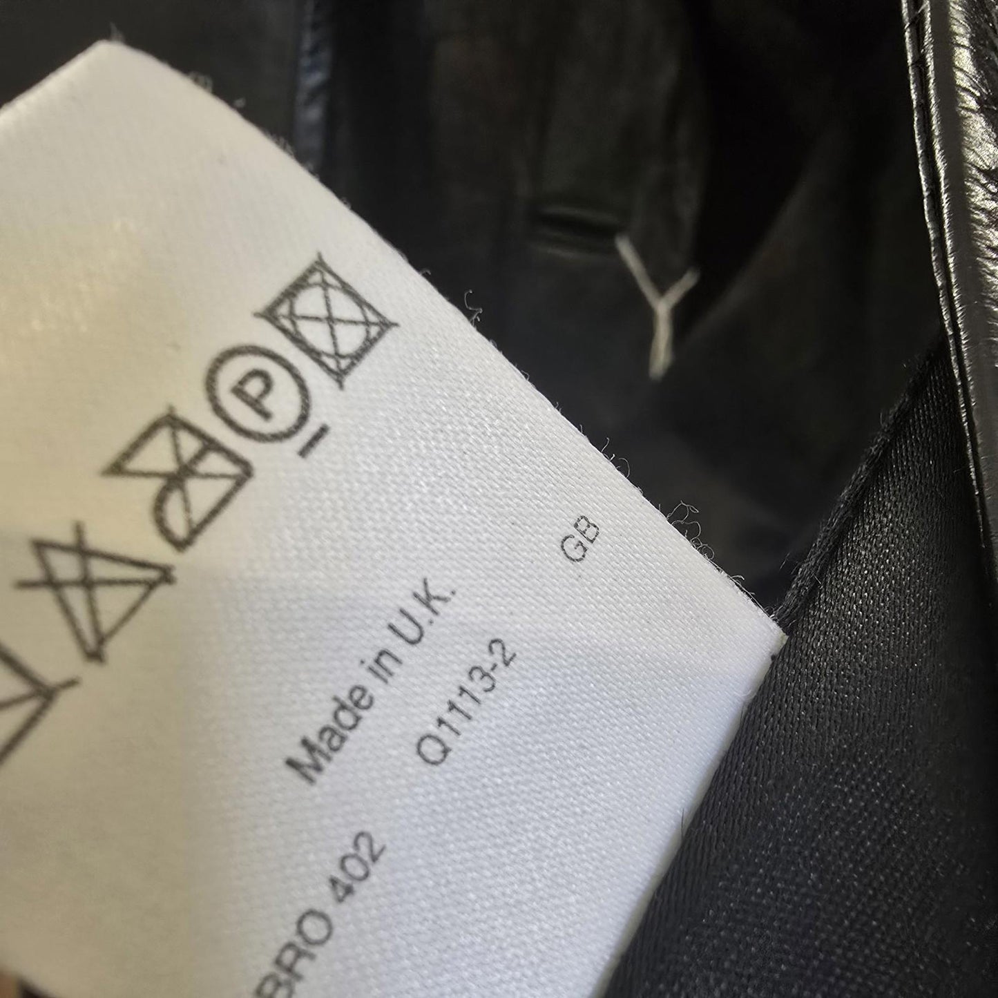 River Island Vintage 1990's Black Leather Jacket Blazer UK 12 Used Condition