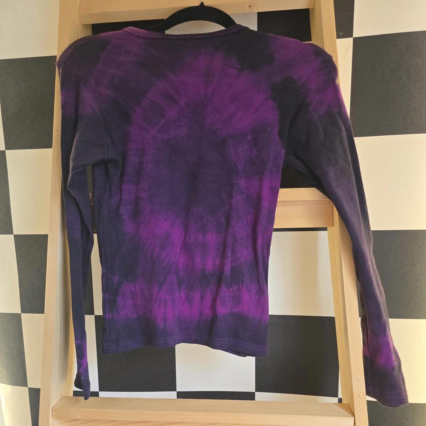 Brand New Deadstock Tie Dye T-Shirt Long Sleeve Size S AMERICAN 100% COTTON