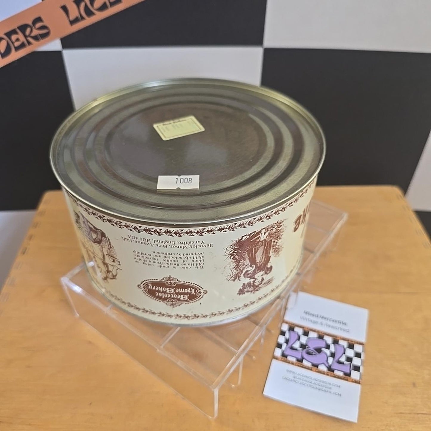 UNOPENED VINTAGE Fruit Cake BBE 94 - NOT EDIBLE FOR NOVELTY.