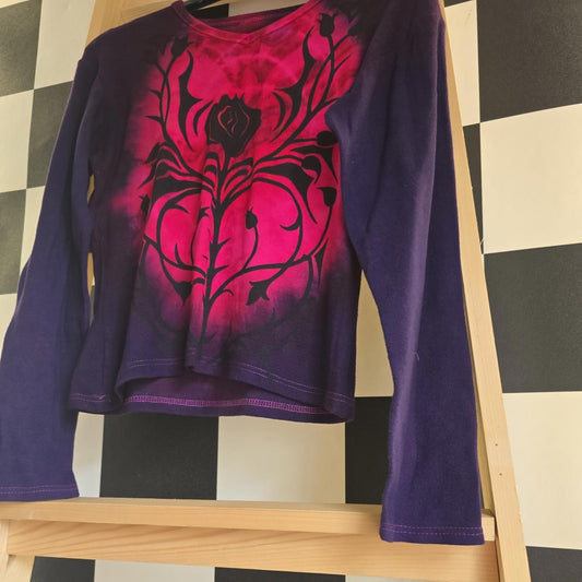 imperfect Brand New Deadstock Longsleeve Tshirt Tie Dye COTTON AMERICAN SIZE M