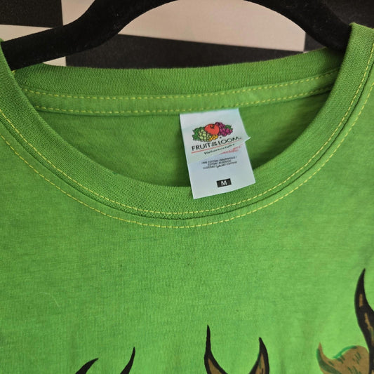 Brand New Deadstock Tie Dye size M FRUIT OF THE LOOM T-Shirt Greenman