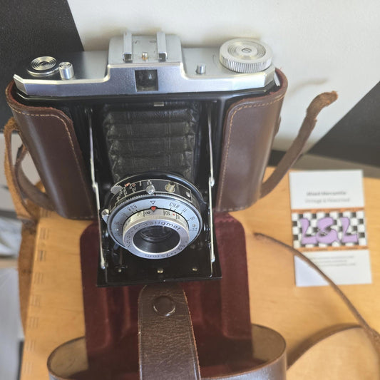 Zeiss Ikon Nettar 1230/16 Folding Camera, Vario Shutter & Novar-A 6.3/75mm Lens