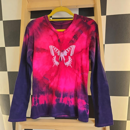 Brand New Deadstock  Longsleeve Tshirt Tie Dye COTTON AMERICAN SIZE M