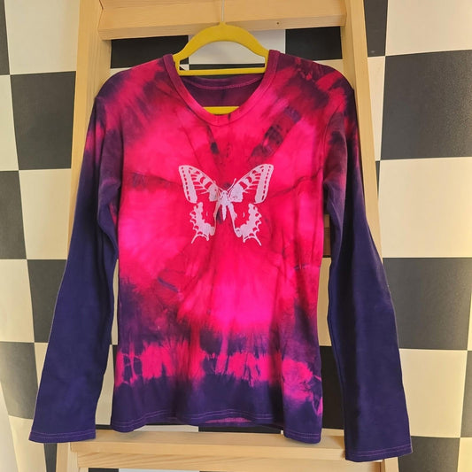 Brand New Deadstock  Longsleeve Tshirt Tie Dye COTTON AMERICAN SIZE M