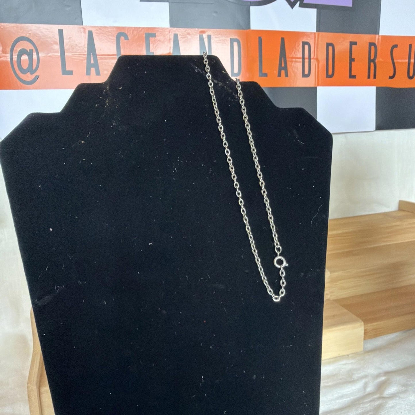 Vintage Costume Jewellery Necklace Metal Chain Design