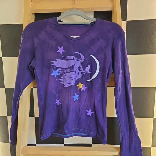 imperfect Brand New Deadstock  Longsleeve Tshirt Tie Dye COTTON AMERICAN SIZE M