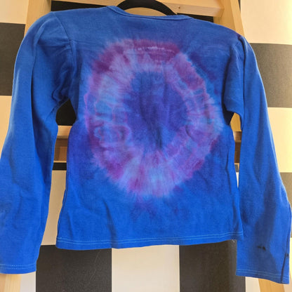 Brand New Deadstock Tie Dye T-Shirt Long Sleeve Size S AMERICAN 100% COTTON