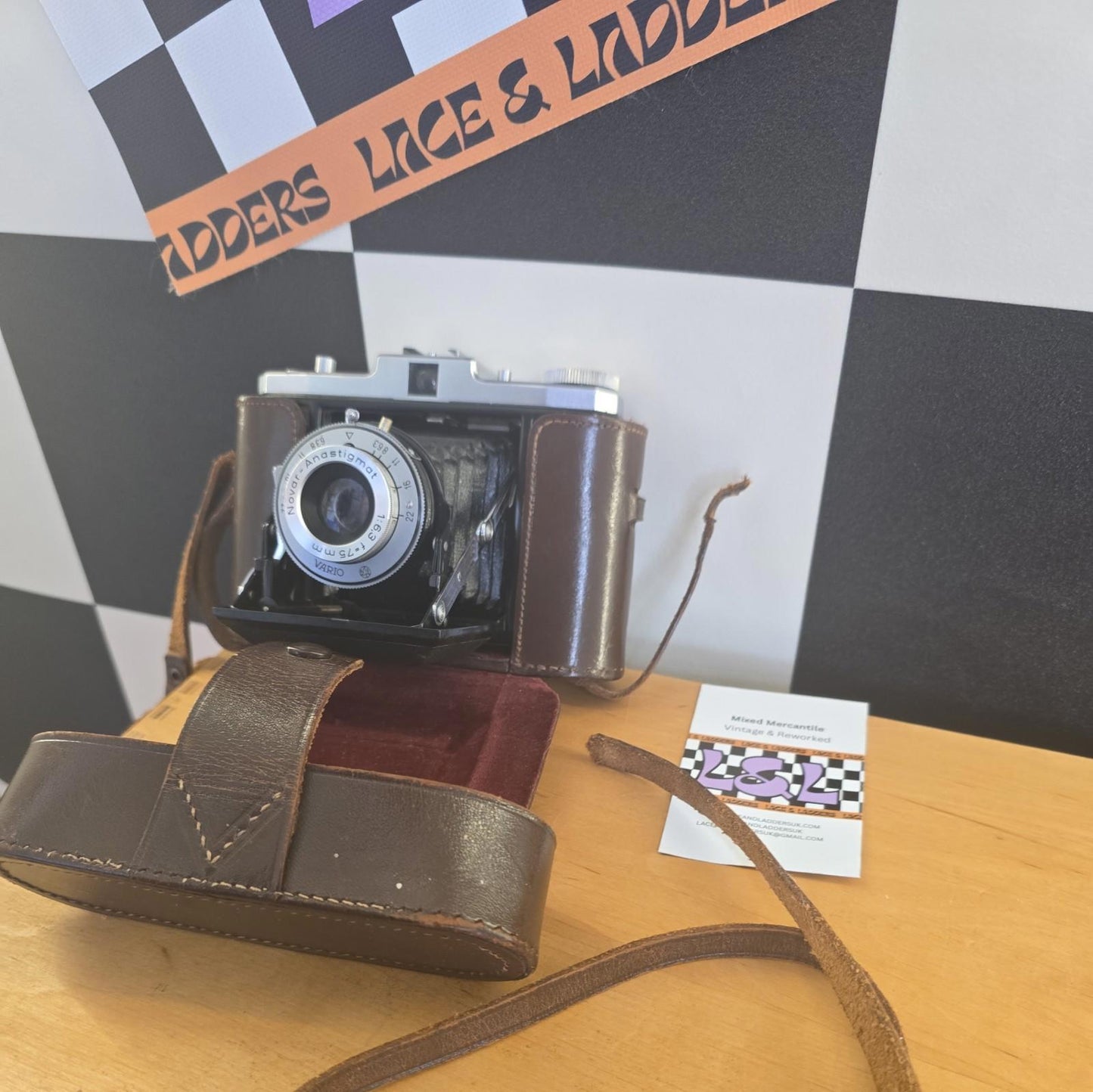 Zeiss Ikon Nettar 1230/16 Folding Camera, Vario Shutter & Novar-A 6.3/75mm Lens