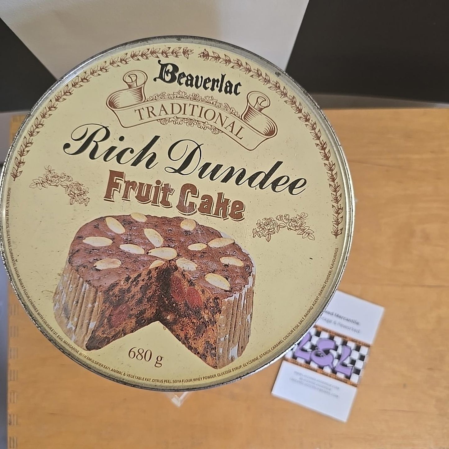 UNOPENED VINTAGE Fruit Cake BBE 94 - NOT EDIBLE FOR NOVELTY.