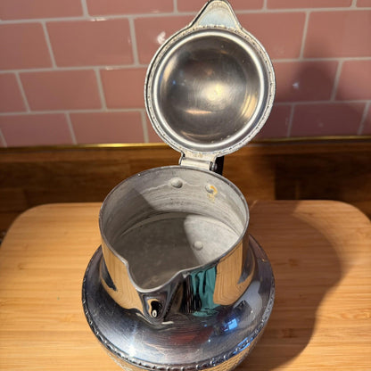 Vintage Swan Brand Wikka Ware Basket Pattern jug  11/2 Pints Made In England mcm