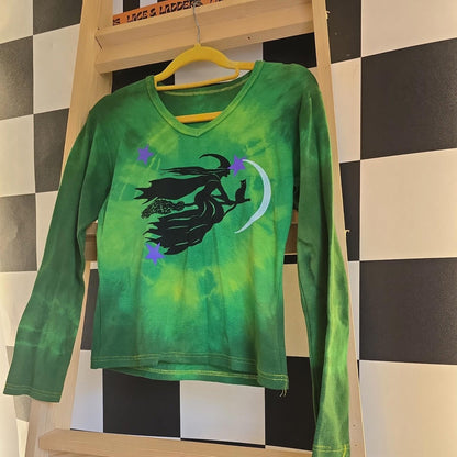 Brand New Deadstock Tie Dye T-Shirt Long Sleeve Size S AMERICAN 100% COTTON