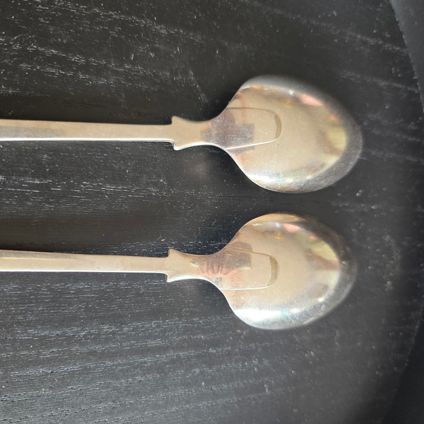 Set of 2 Vintage Silver PLATED EPNS  Flatware Spoons