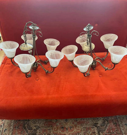 antique brass vintage ceiling lights and wall lights