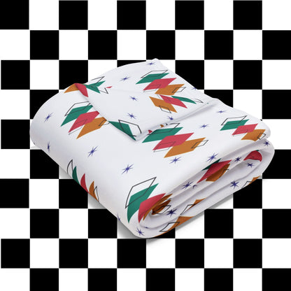 Original ITMOCR Mid-Century Inspired Design Fleece Blanket