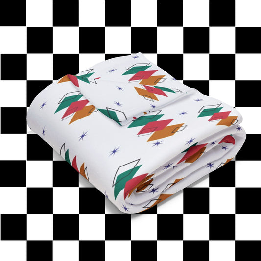 Original ITMOCR Mid-Century Inspired Design Fleece Blanket