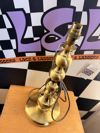 Beautiful Brushed Brass Table Lamp Vintage And Antique Art Deco Mid Century Vic