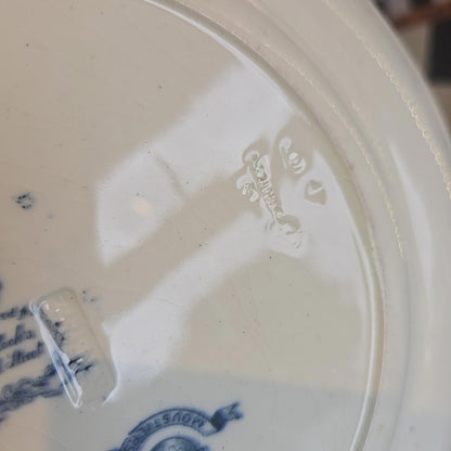 MINTONS Manufactured for OXFORD STREET Large Plate Blue White