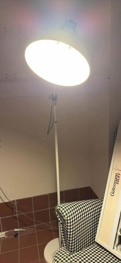 victorian industrial white lamp