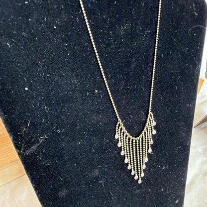 Vintage Costume Jewellery Necklace Metal Chain Design