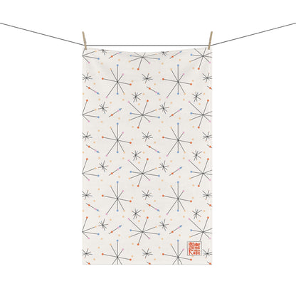 Mid-Century Inspired Cotton Tea Towel