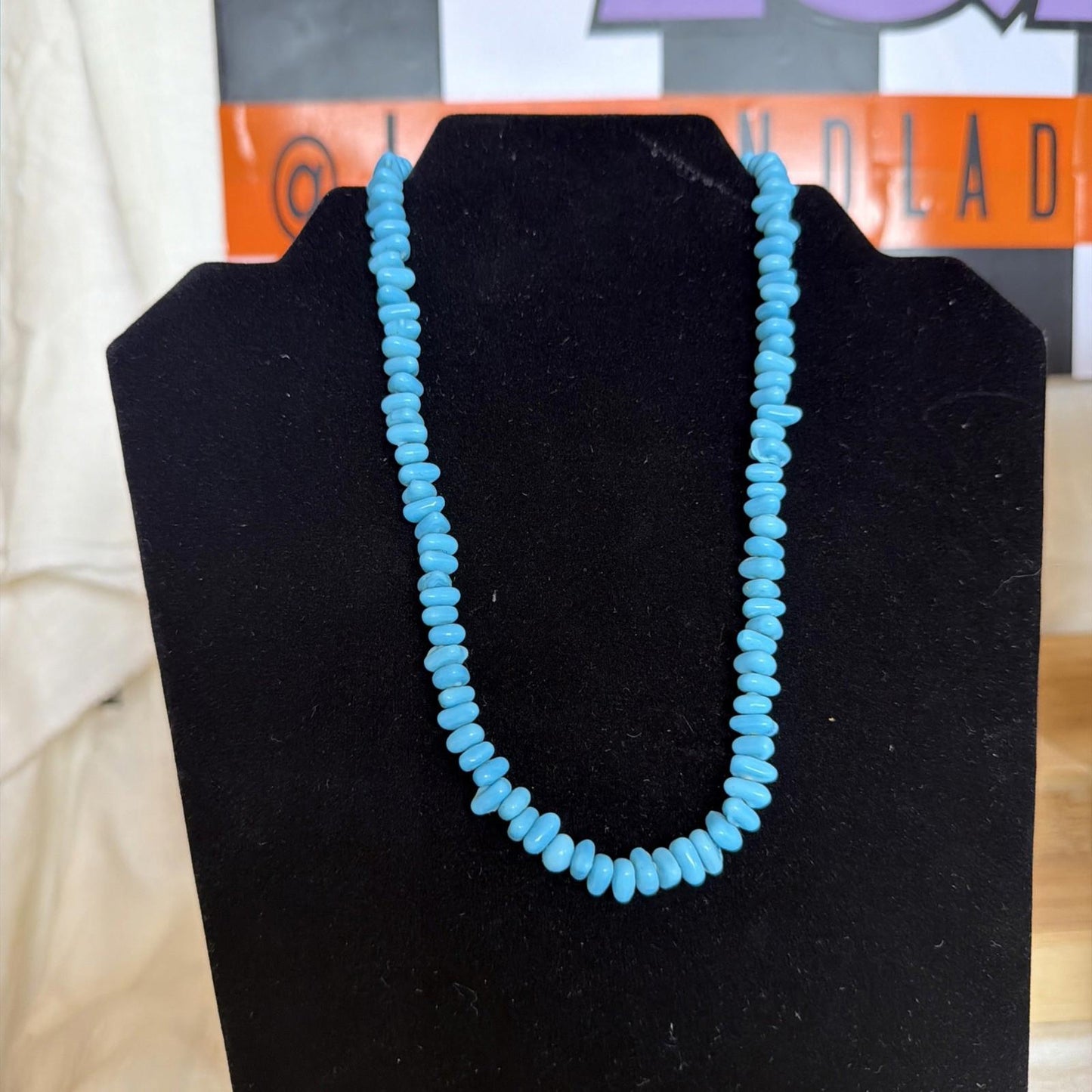 Vintage Costume Jewellery Necklace Unknown Beaded Design