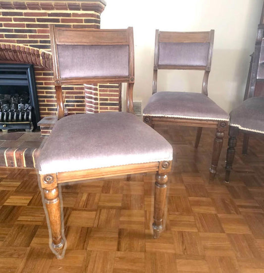 antique chairs beautifully finished x4