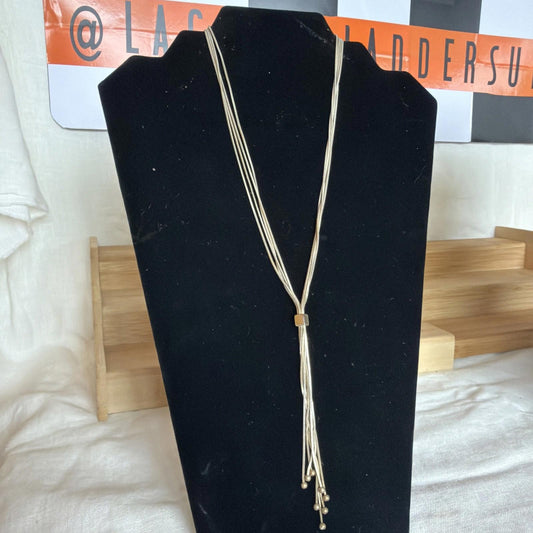 Vintage Costume Jewellery Necklace Metal Chain Design