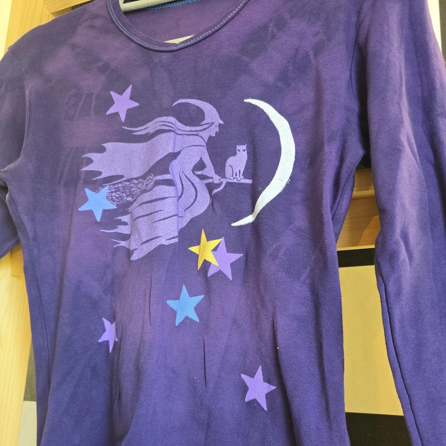 imperfect Brand New Deadstock  Longsleeve Tshirt Tie Dye COTTON AMERICAN SIZE M