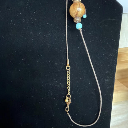 Vintage Costume Jewellery Necklace Unknown Beaded Design