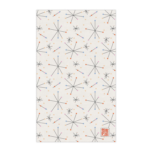 Mid-Century Inspired Cotton Tea Towel