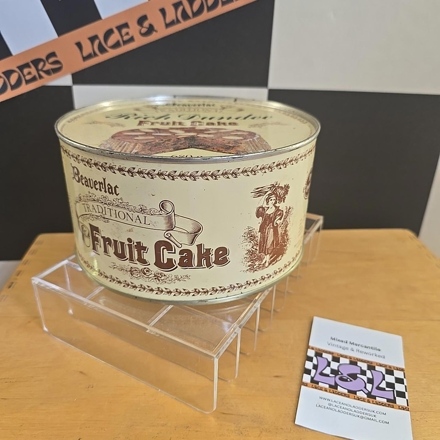 UNOPENED VINTAGE Fruit Cake BBE 94 - NOT EDIBLE FOR NOVELTY.