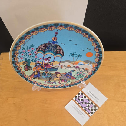 Ali and The Haunted House Plate Poole England #464