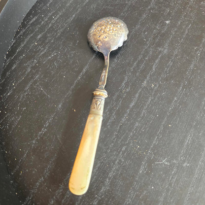 Vintage Mother of Pearl Handle Serving Utensils Set - 3 Pieces epsn silver plated