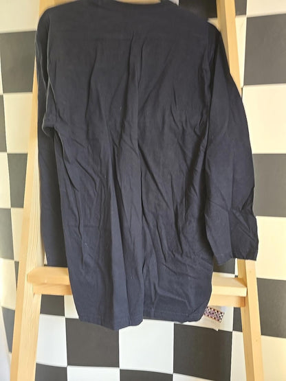 Brand New Deadstock Tie-dye Long T-shirt Fruit Of The Loom Greenman Screen Print