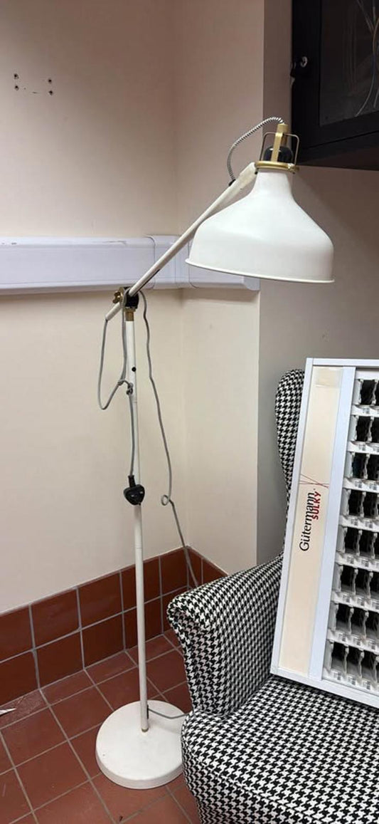 victorian industrial white lamp