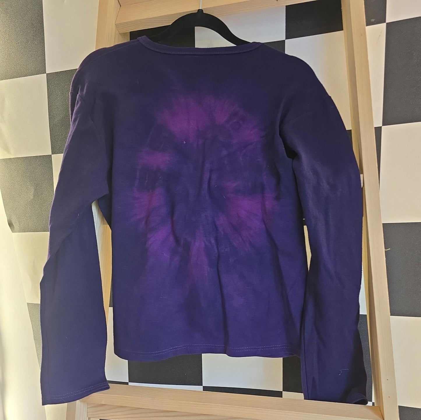 Brand New Deadstock Tie Dye T-Shirt Long Sleeve Size L AMERICAN 100% COTTON