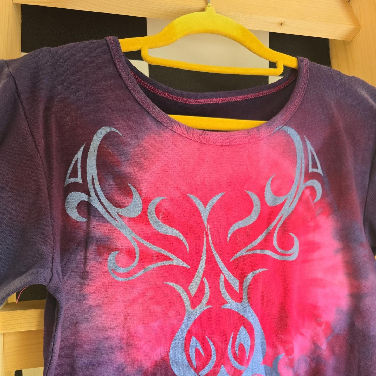 Brand New Deadstock Tie Dye T-Shirt short Sleeve Size M AMERICAN 100% COTTON