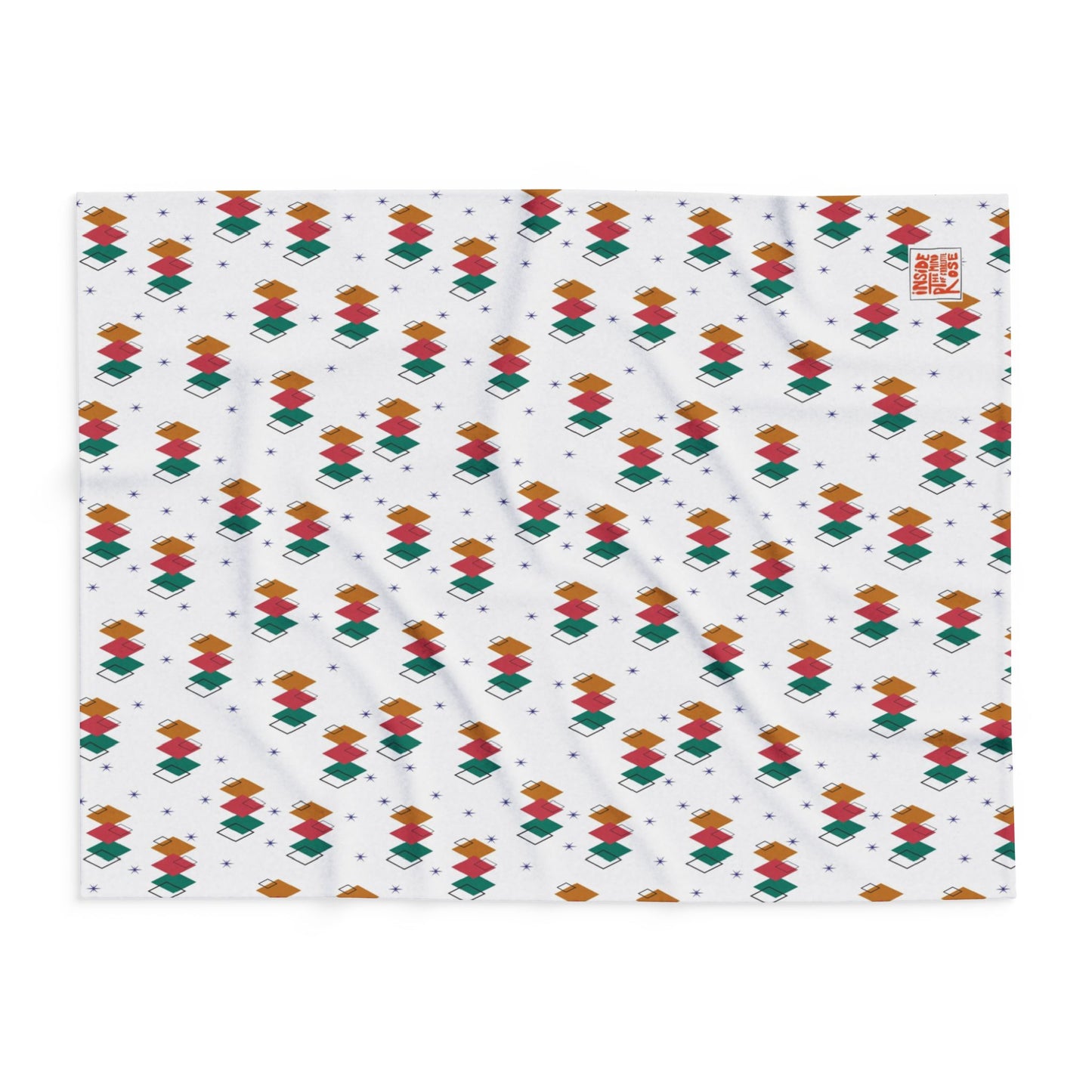 Original ITMOCR Mid-Century Inspired Design Fleece Blanket