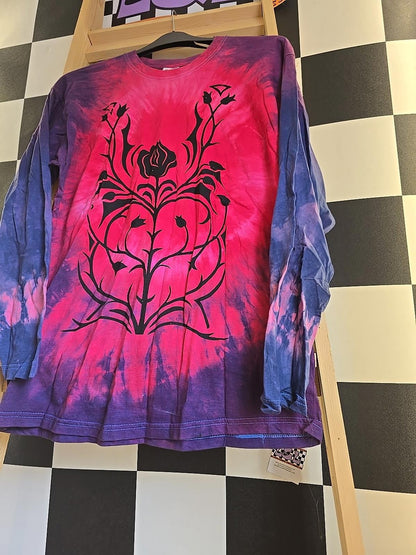 Brand New Deadstock Tie-dye LARGE LONG SLEEVE FRUIT OF THE LOOM AMERICAN