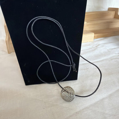 Vintage Pendant Costume Jewellery Necklace Unknown Design