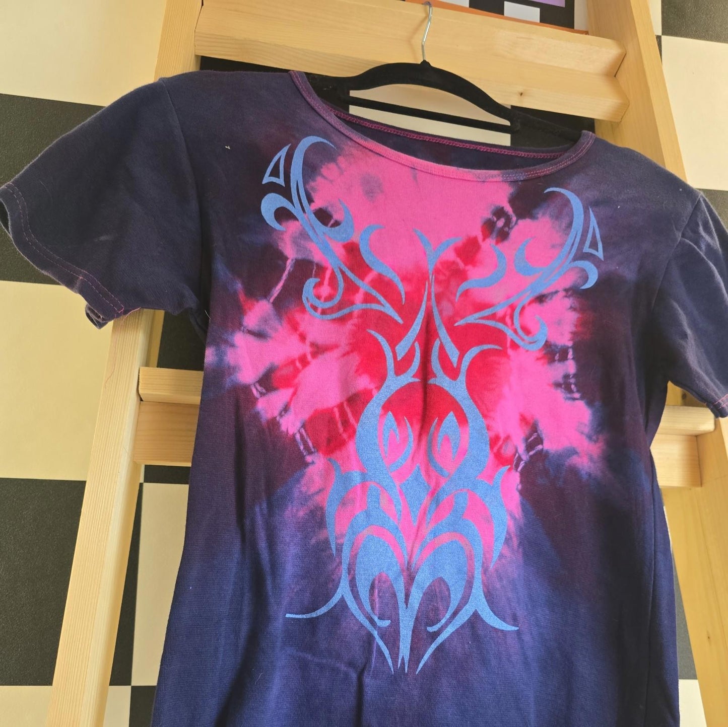 Brand New Deadstock Tie Dye T-Shirt short Sleeve Size M American 100% Cotton