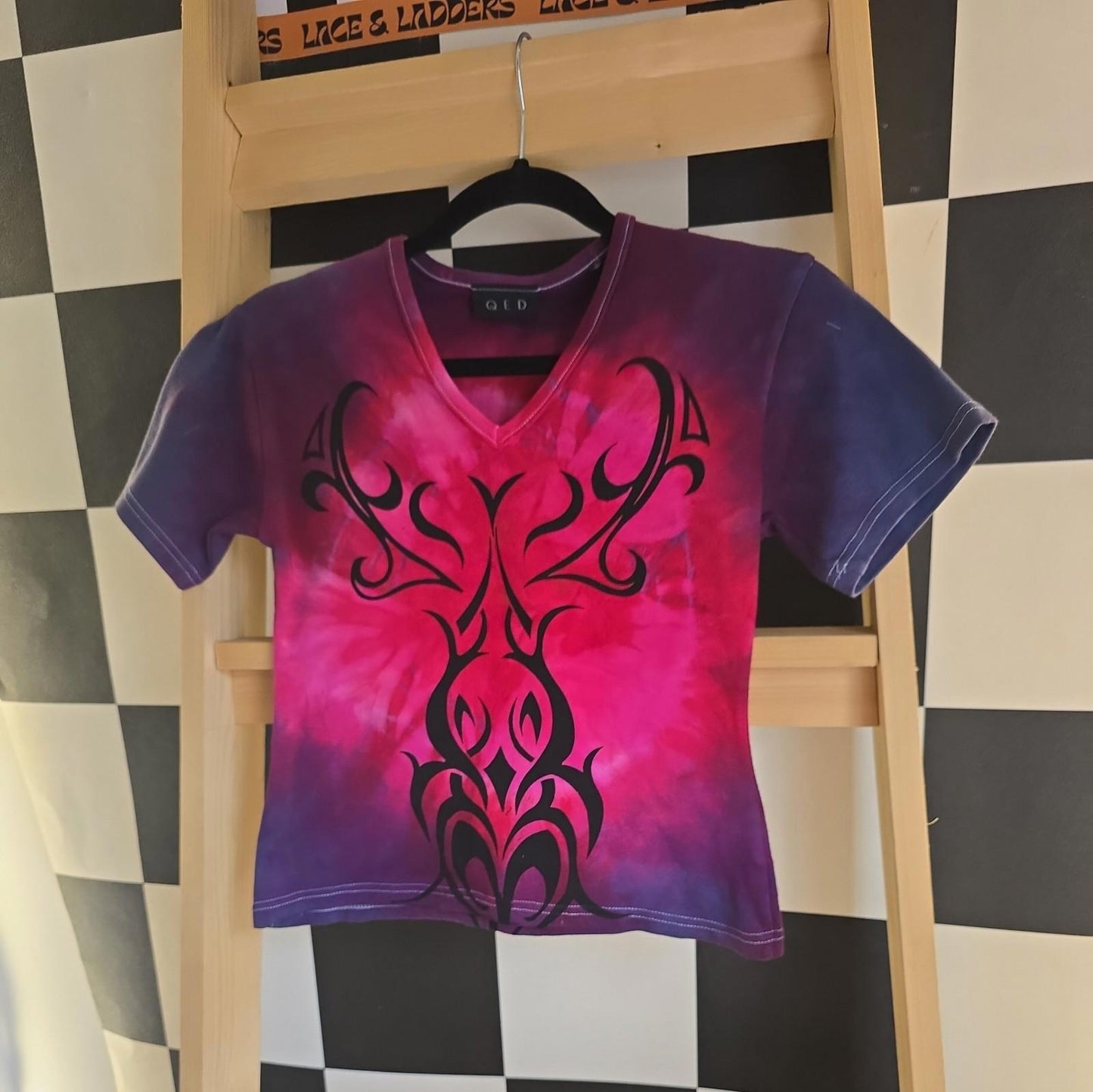 Brand New Deadstock Tie Dye T-Shirt short Sleeve Size XS AMERICAN 100% COTTON