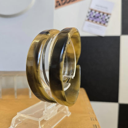 Vintage Bracelet Turtoise Shell Unique Design Bangle Women's