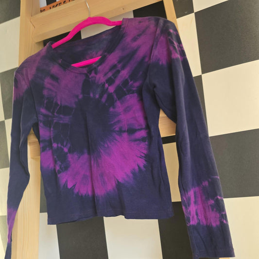 imperfect Brand New Deadstock  Longsleeve Tshirt Tie Dye COTTON AMERICAN SIZE M